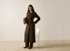 Esmaee Reference Tailored Coat - Espresso