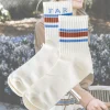 FAR MER Crew Socks - Cream