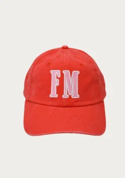 FAR MER Initials Cap - Pink/Red