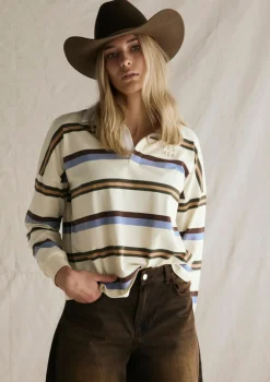 FAR MER Jersey - Blue/Brown