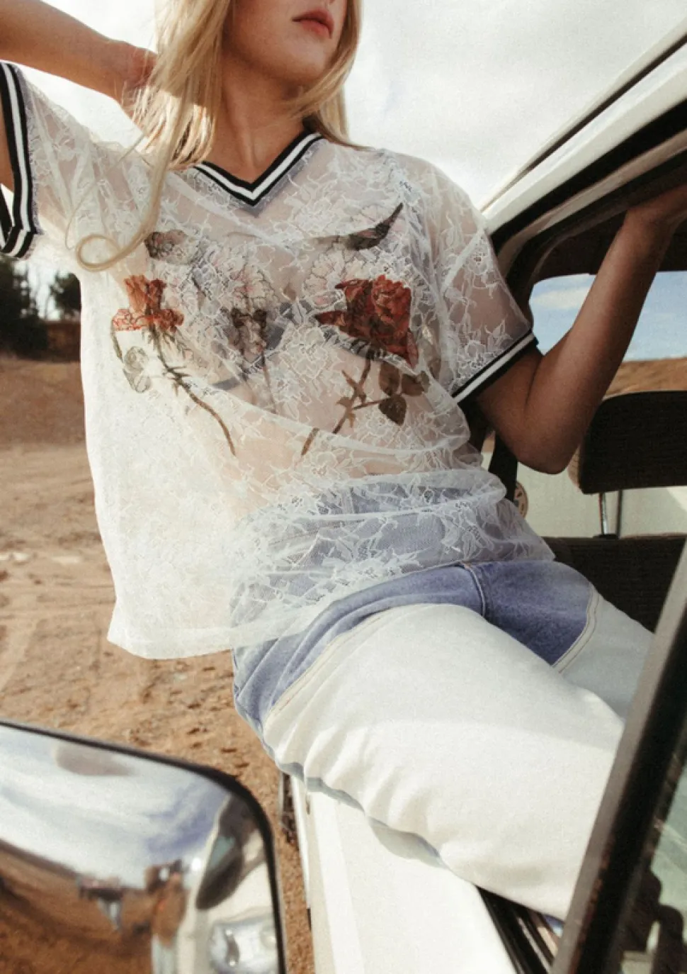 FAR MER Lace Raglan - Blood & Bone