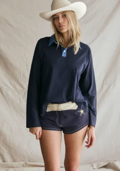 FAR MER Navy Polo - Navy