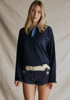 FAR MER Navy Polo - Navy