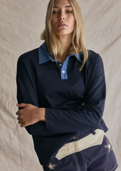 FAR MER Navy Polo - Navy