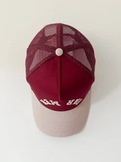 FAR MER Trucker Cap - Maroon