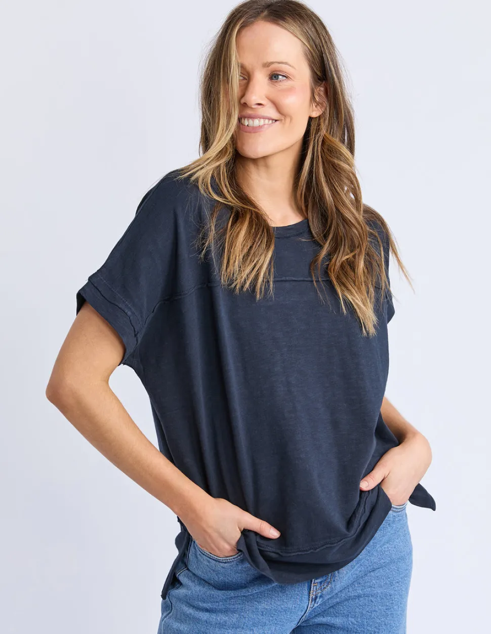Foxwood Allison Tee - Navy