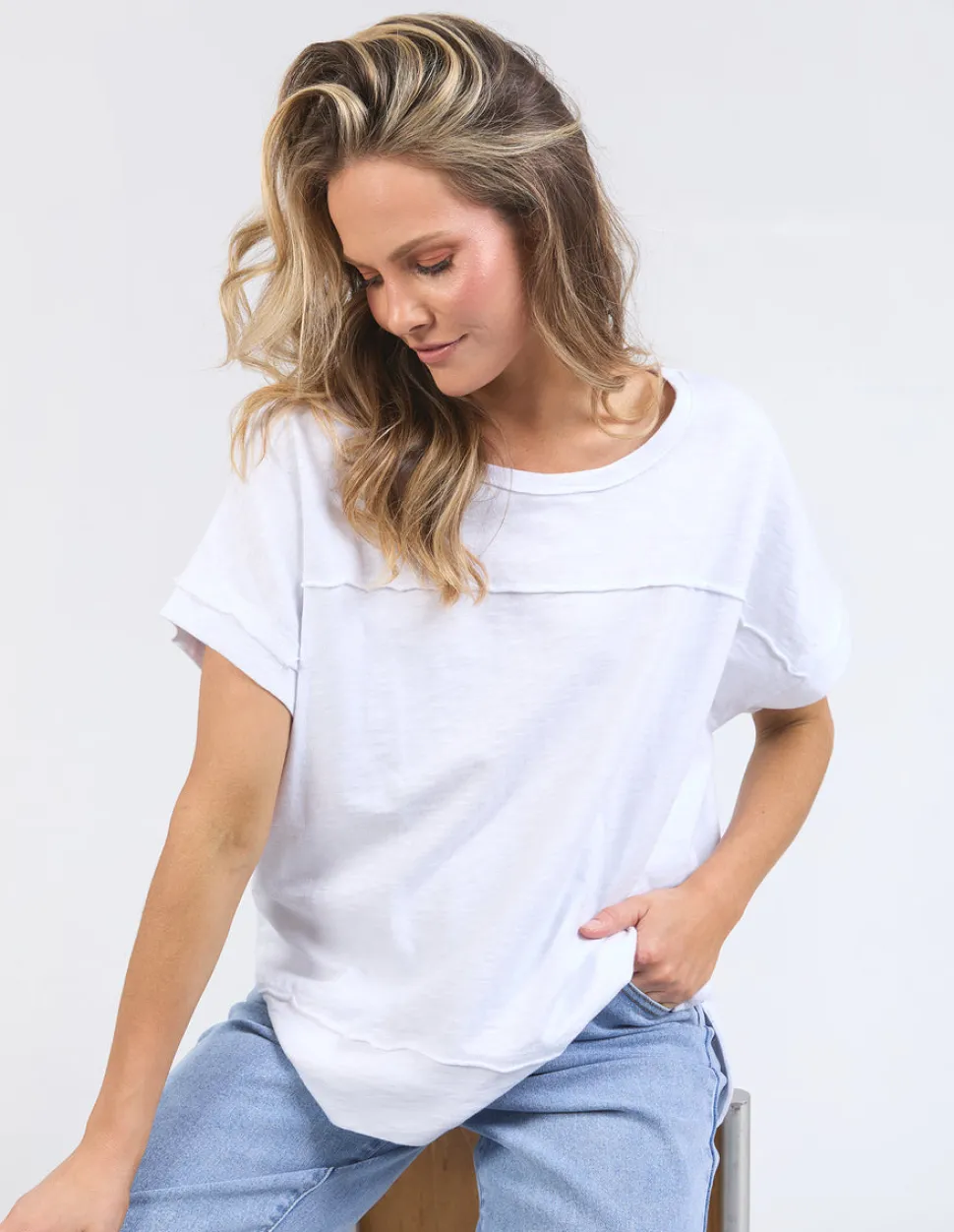 Foxwood Allison Tee - White