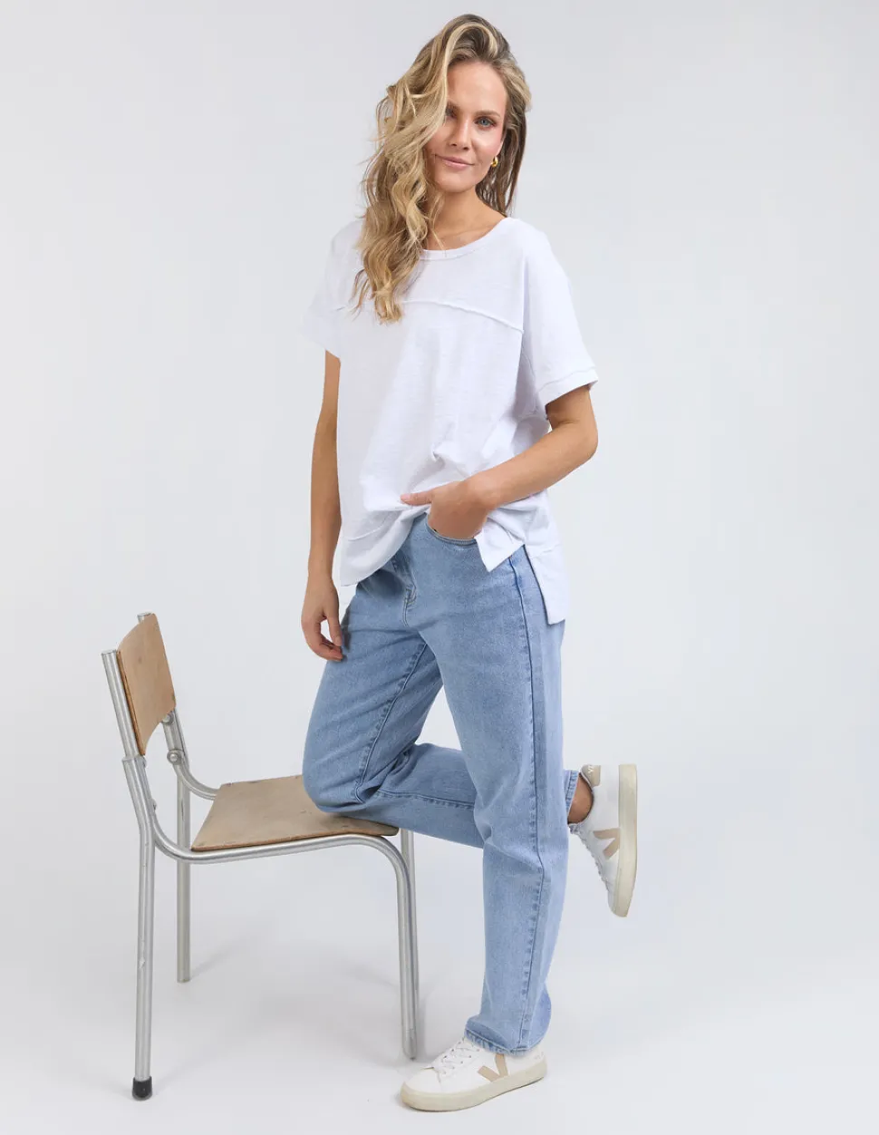 Foxwood Allison Tee - White