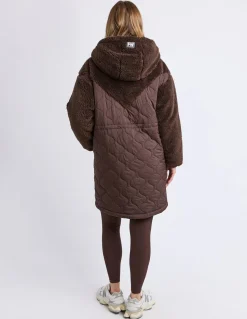 Foxwood Annabella Longline Anorak - Coffee