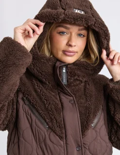 Foxwood Annabella Longline Anorak - Coffee