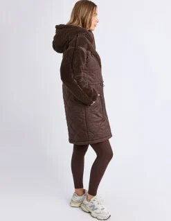Foxwood Annabella Longline Anorak - Coffee