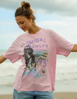 Foxwood Coastal Ranger Tee - Bubblegum Pink