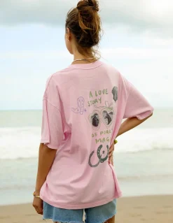 Foxwood Coastal Ranger Tee - Bubblegum Pink