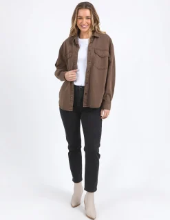 Foxwood Daisy Overshirt - Chocolate