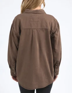 Foxwood Daisy Overshirt - Chocolate