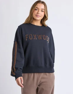 Foxwood Eleveated Sunday Crew- Navy