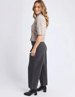 Foxwood Fernie Button Knit - Oat