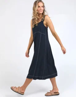 Foxwood Sage Dress - Navy