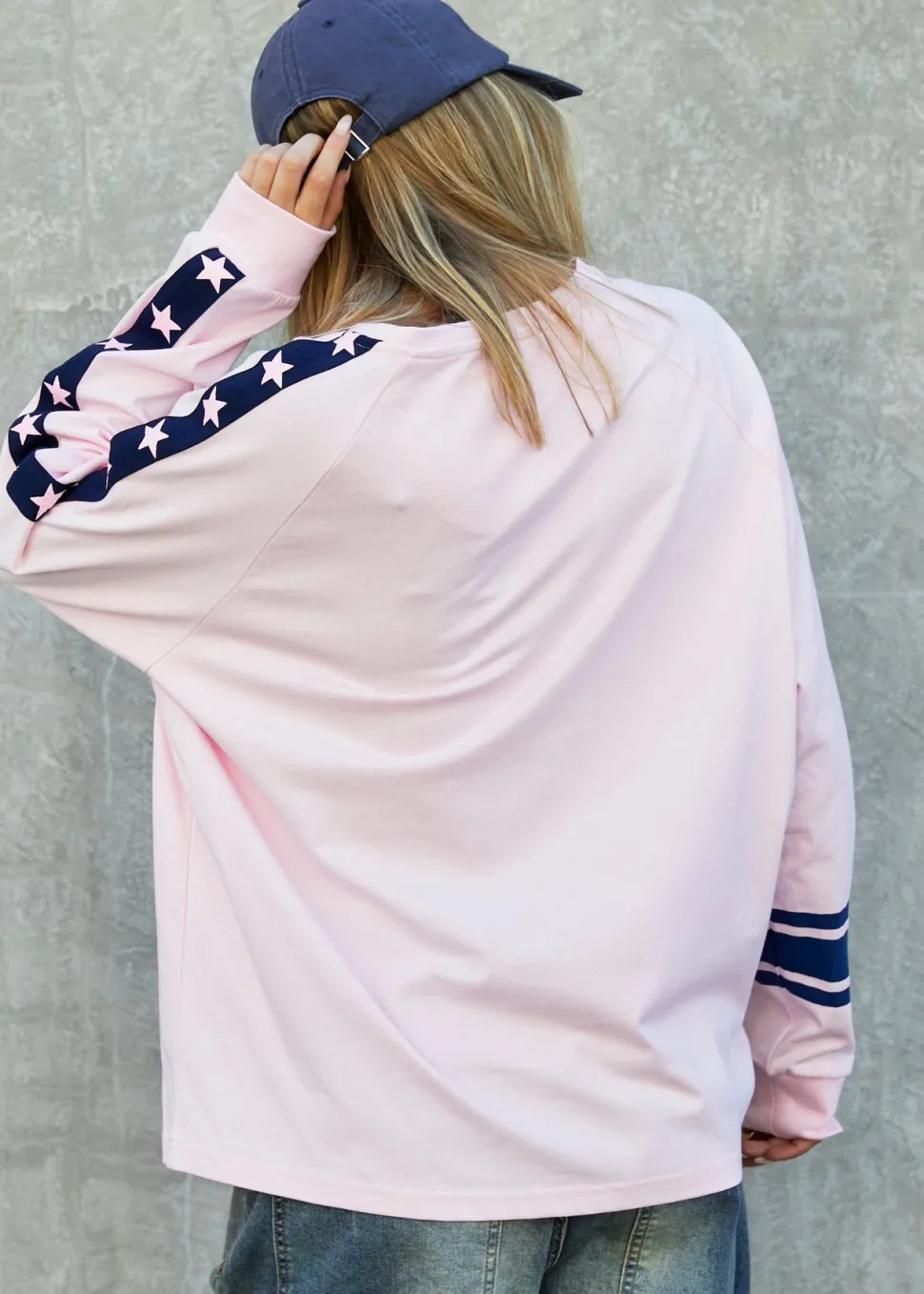 Hammill & Co Live The Dream Long Sleeve Tee - Pink