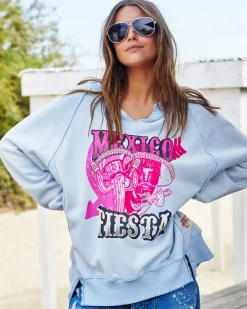 Hammill & Co Vintage Fiesta Sweat - Sky