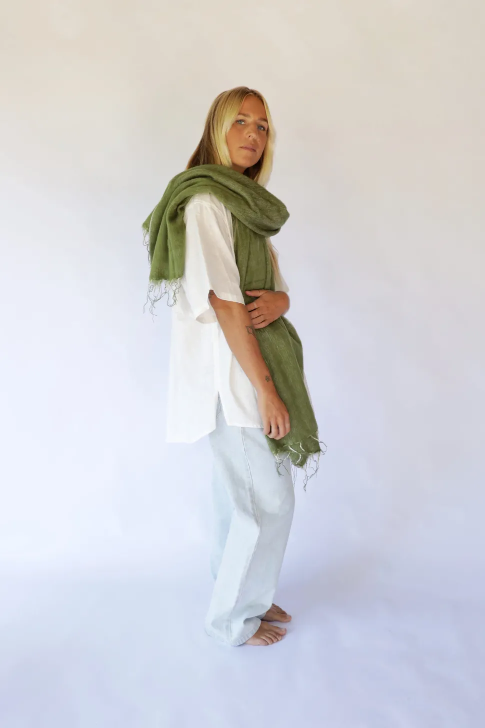 Hobo & Hatch Shawl / Wrap / Scarf - Cactus