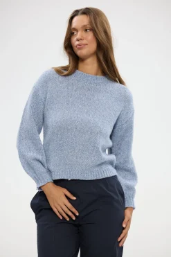 Holiday Tarn Knit - Blue Marle