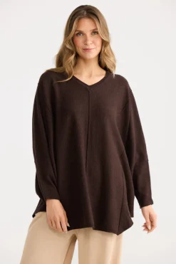 Home Love Chill Top - Chocolate