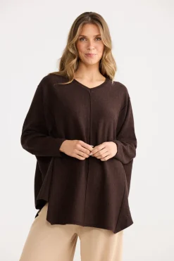 Home Love Chill Top - Chocolate