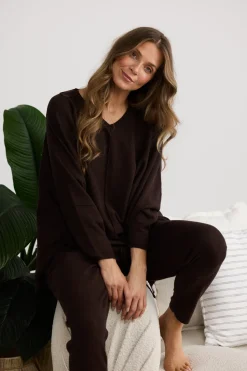 Home Love Chill Top - Chocolate