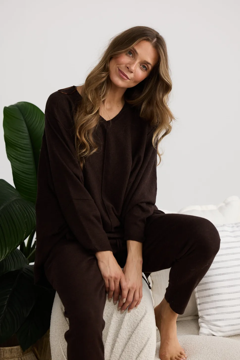 Home Love Chill Top - Chocolate