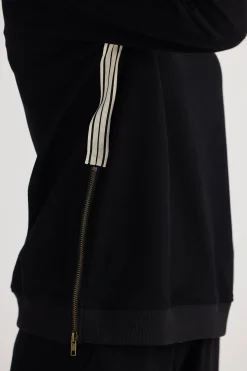 Home Love Goodwood Zip Sweat - Black