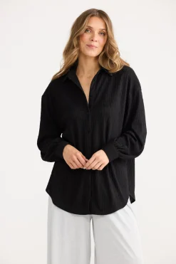 Home Love Ivy Shirt - Black