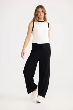 Home Love Ruthie Knit Pant - Black