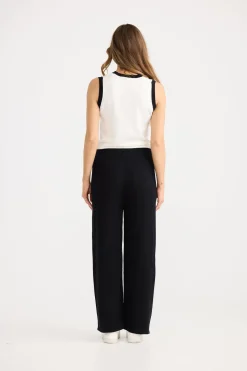 Home Love Ruthie Knit Pant - Black