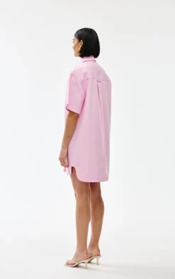 Kinney Freya Dress - Blush Washed Denim