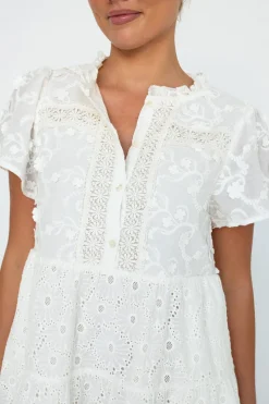 Kireina Camilla Dress - White