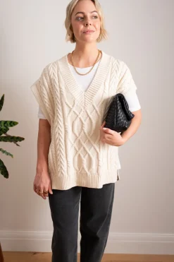 Maxted Avery Vest - Ivory