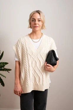 Maxted Avery Vest - Ivory