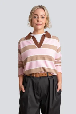 Maxted Stella Rugby Shirt - Pink