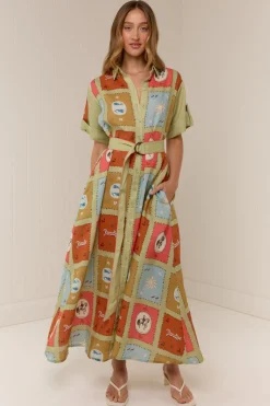 Palm Noosa Maya Dress - Maya Tile