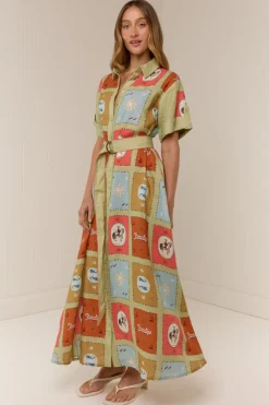 Palm Noosa Maya Dress - Maya Tile
