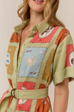 Palm Noosa Maya Dress - Maya Tile