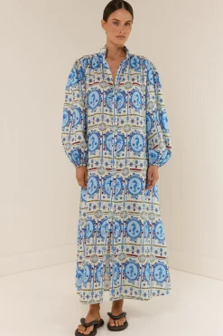 Palm Noosa Noddy Dress - Lagoona Tile