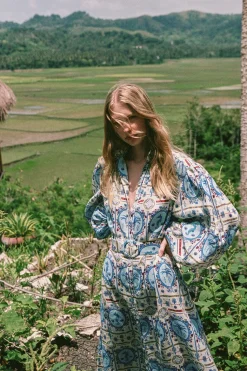 Palm Noosa Noddy Dress - Lagoona Tile