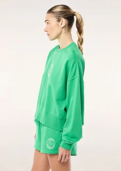 P.E Nation Exposition Sweat - Washed Kelly Green