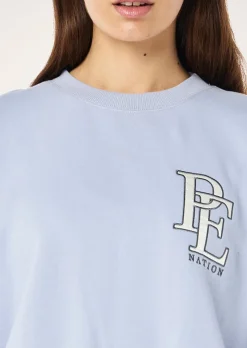 P.E Nation Summit Sweat - Heather Blue