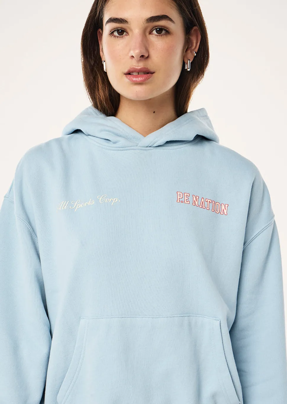 P.E Nation Surge Hoodie - Ice Blue