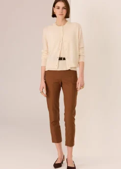 POL Delta Cigarette Pant - Toffee