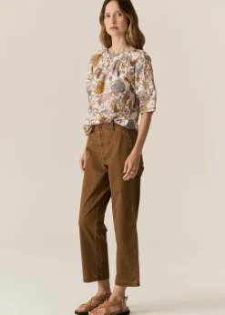 POL Fern Tapered Pant - Espresso