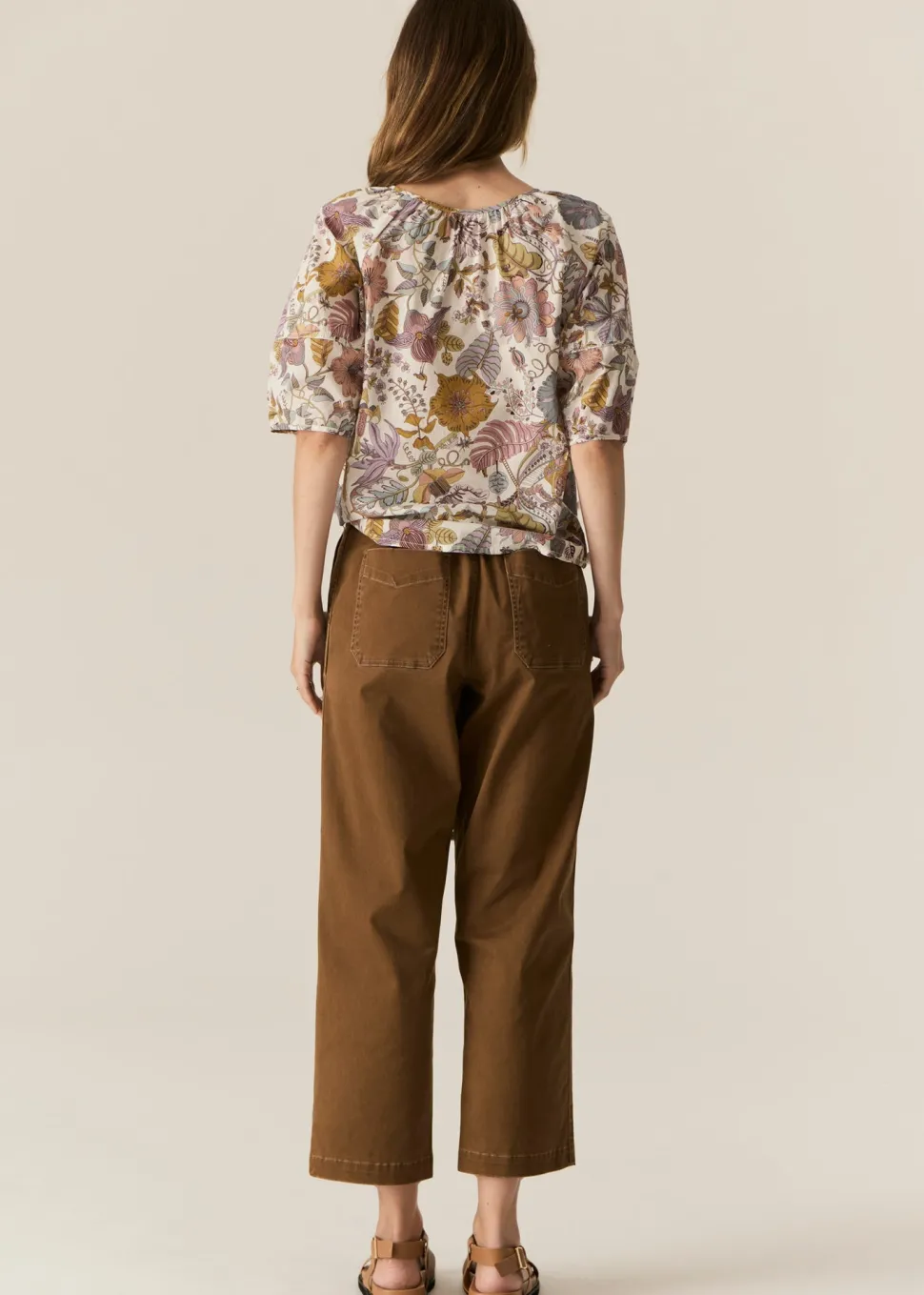 POL Fern Tapered Pant - Espresso